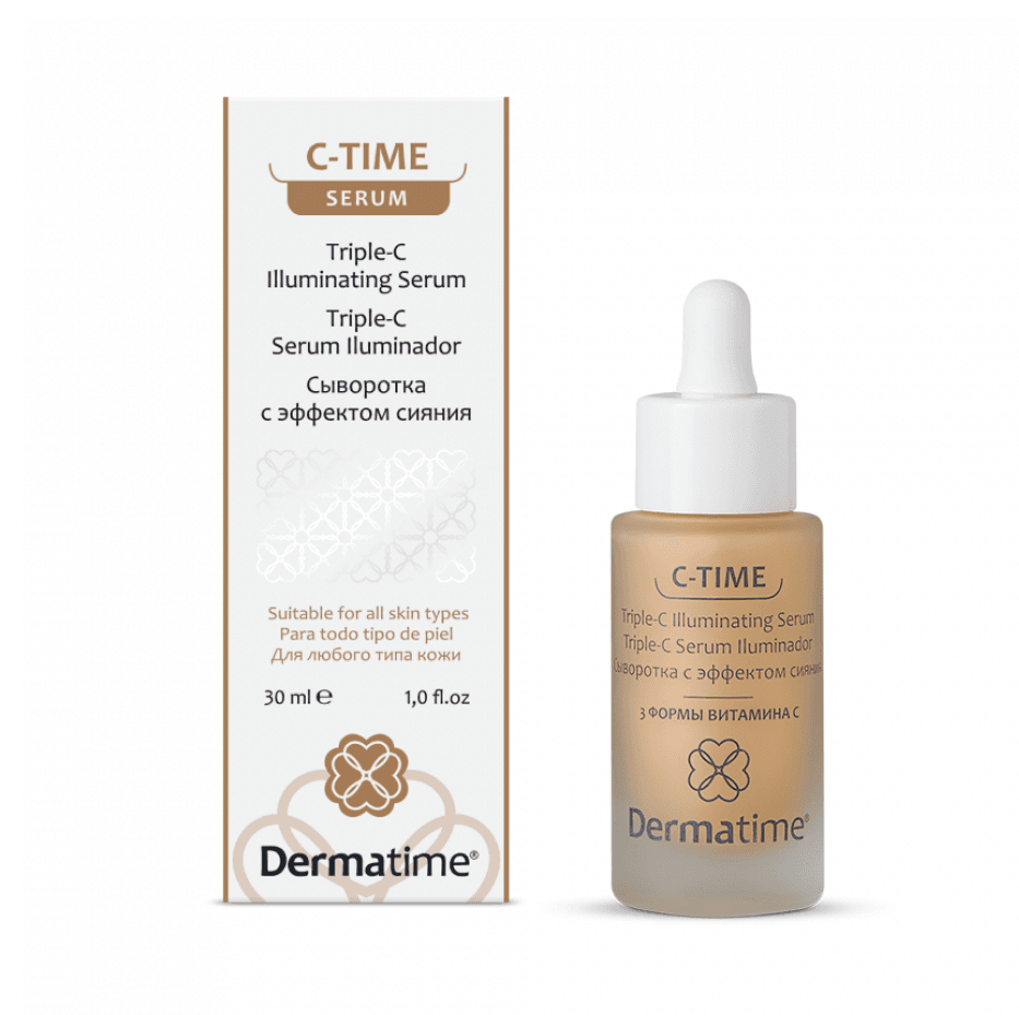 Dermatime C-Time Triple-C Illuminating Serum – Сыворотка для сияния кожи (3 формы витамина С) Дерматайм