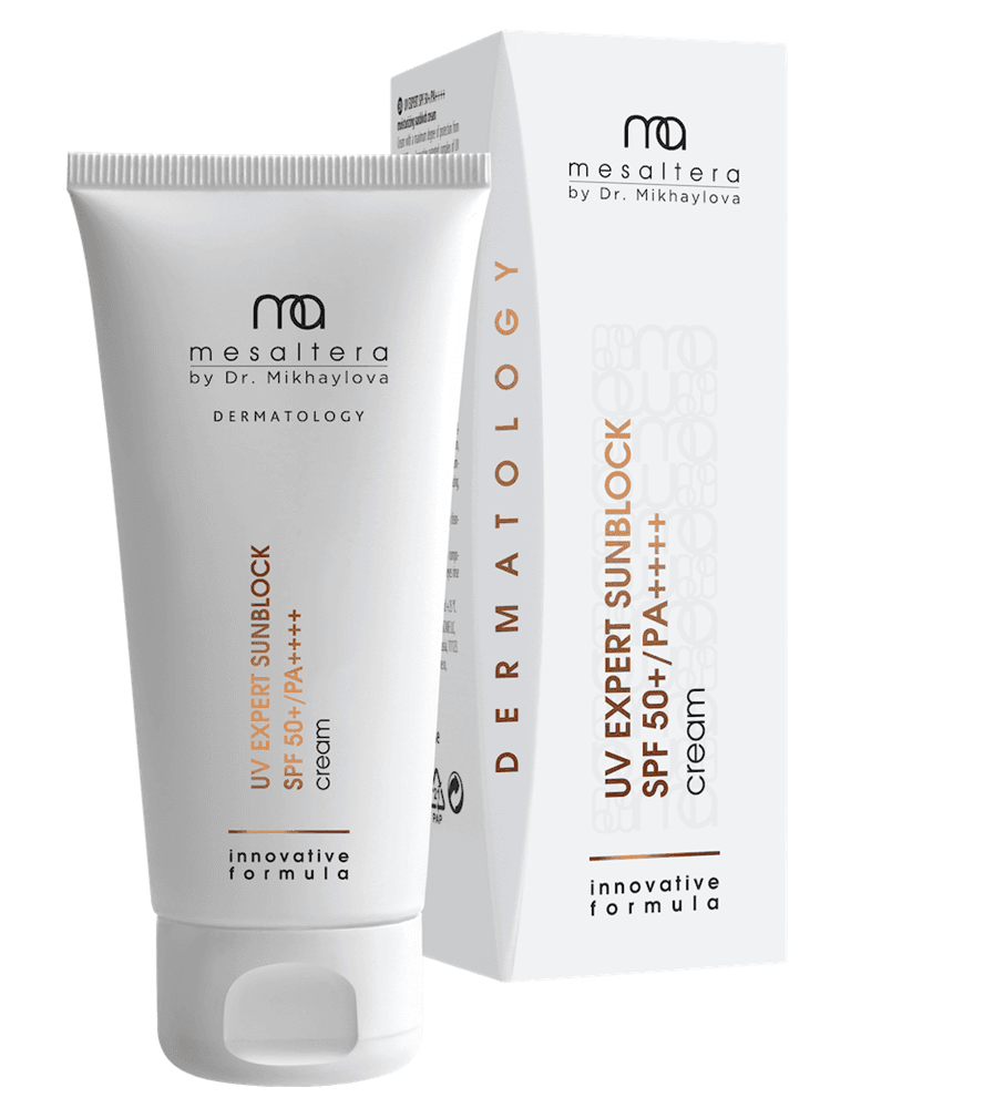 Mesaltera UV Expert Sunblock SPF 50+/PA++++ Cream – Крем солнцеблокирующий для всех типов кожи с фактором защиты SPF 50+
