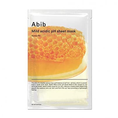 Питательная маска с медом Mild Acidic pH Sheet Mask Honey Fit