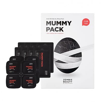 Смываемая маска с порошком древесного угля Zombie Beauty Mummy Pack & Activator Kit