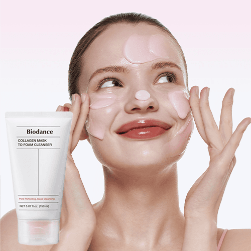 Очищающая маска-пенка для лица Collagen Mask To Foam Cleanser