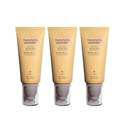 Увлажняющий солнцезащитный крем с чёрным рисом Black Rice Moisture Airyfit Daily Sunscreen, (3 шт.)