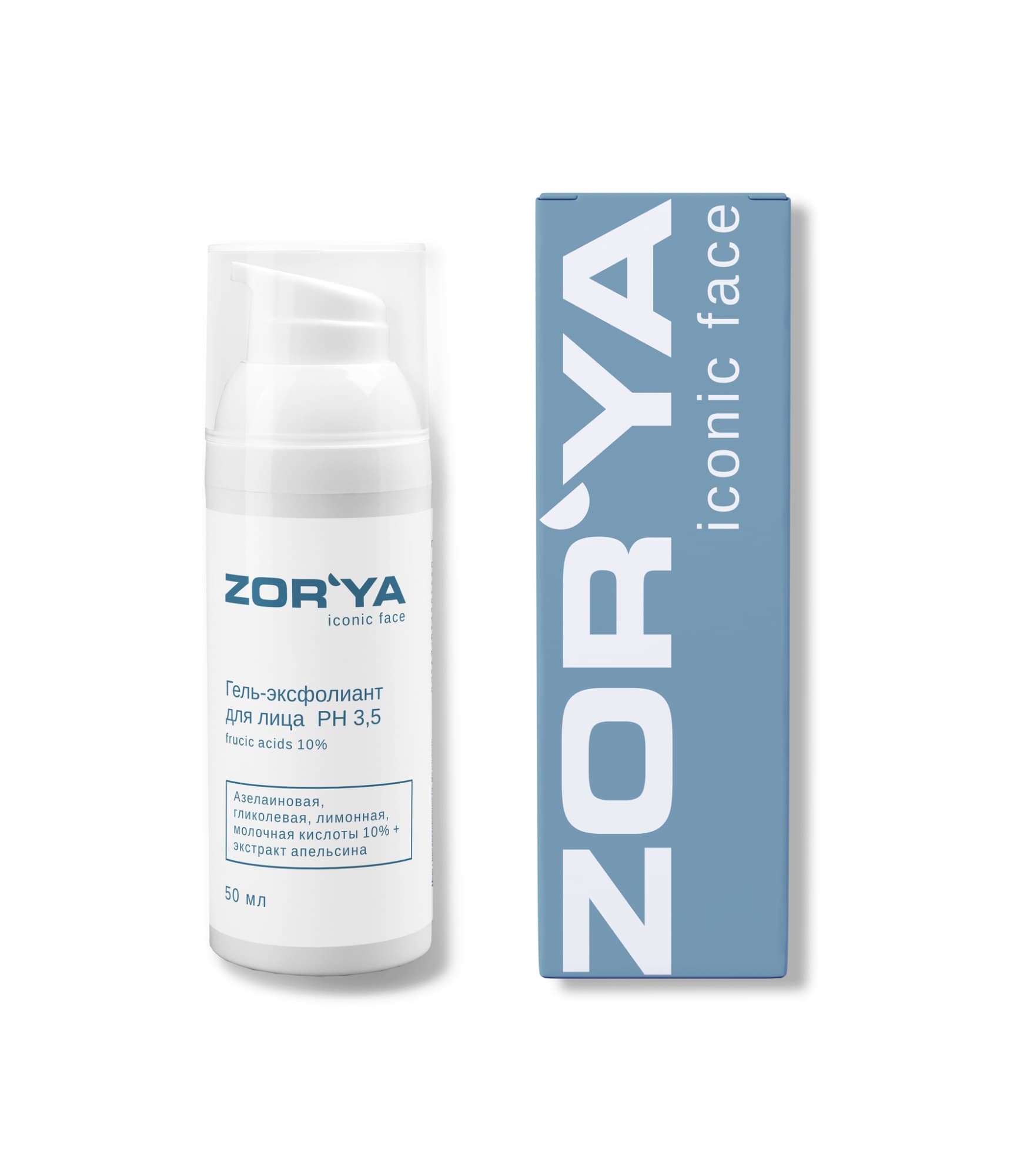 Гель-эксфолиант для лица PH 3,5 Frucic acids 10% Zor'ya
