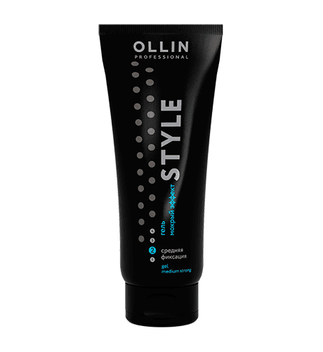 Гель "мокрый эффект" средней фиксации Style Ollin