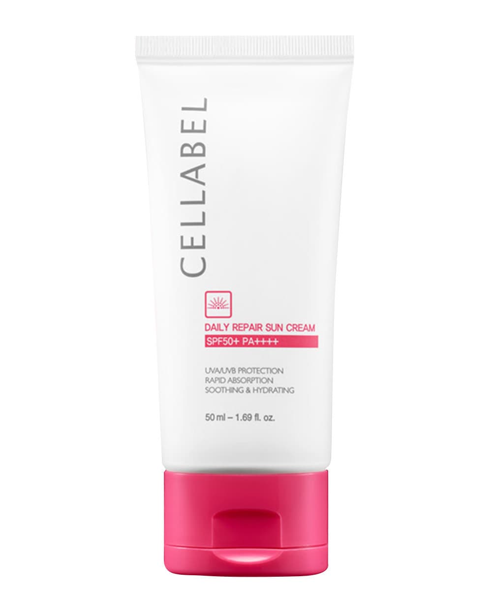 Восстанавливающий солнцезащитный крем SPF50+ PA++++ Cellabel