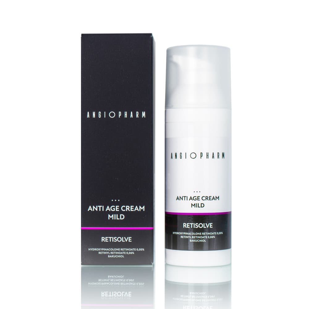 Крем омолаживающий с комплексом ретиноидов Antiage Cream Mild Ангиофарм
