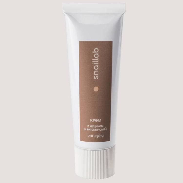 Крем с муцином и витамином C pro-aging Snaillab Краснополянская косметика