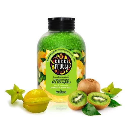 Соль ароматическая для ванны Киви&Карамбола TUTTI FRUTTI Farmona