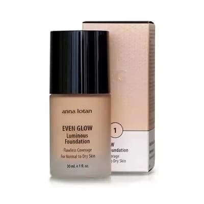 Сияющая тональная основа тон 4 Even glow luminous foundation flawless coverage Anna Lotan