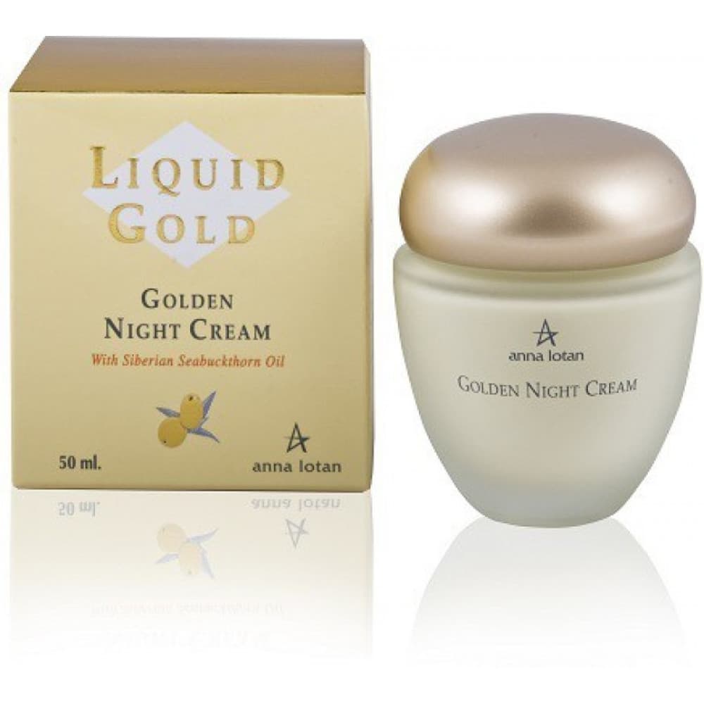 Золотой Ночной крем Golden Night Cream Gel Liquid Gold Anna Lotan