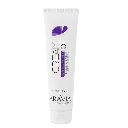 Крем для рук Cream Oil с маслом виноградной косточки и жожоба Aravia Professional