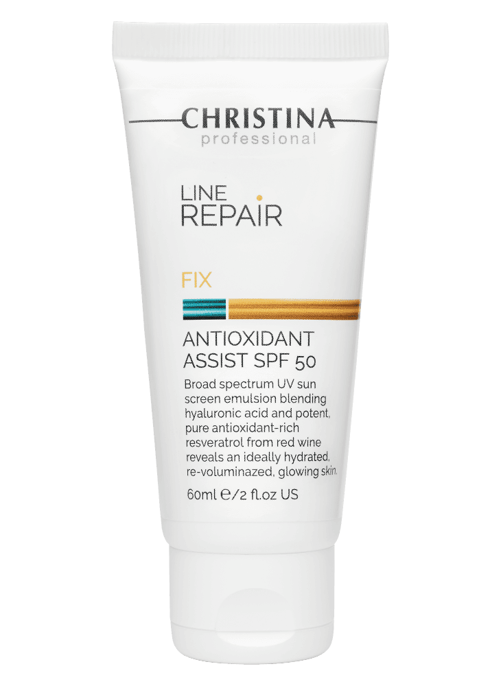 Антиоксидантный крем-флюид SPF50 Line Repair Christina