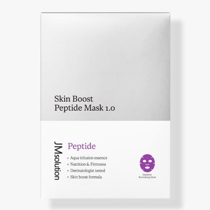 Тканевая маска для омоложения кожи лица с пептидами SKIN BOOST PEPTIDE MASK