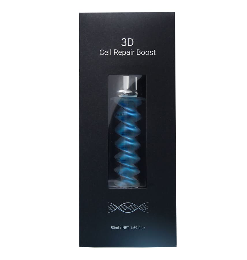 2 в1 крем - сыворотка для лица с PDRN, EGF и бакучиолом 3D CELL REPAIR BOOST Dermagarden