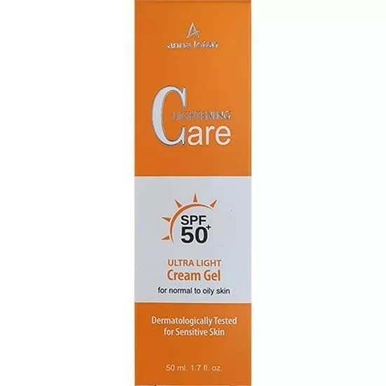 УЛЬТРАЛЕГКИЙ КРЕМ-ГЕЛЬ SPF 50+ Ultra light cream gel for normal to oily skin Lightening Care Anna Lotan