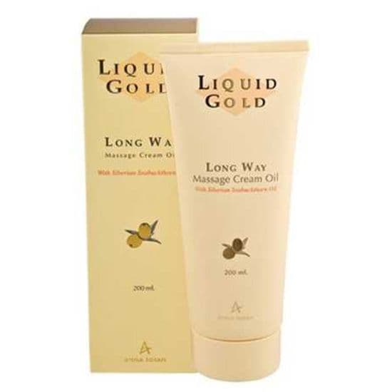 Золотой Крем-масло для массажа Long Way Massage Cream Oil Liquid Gold Anna Lotan