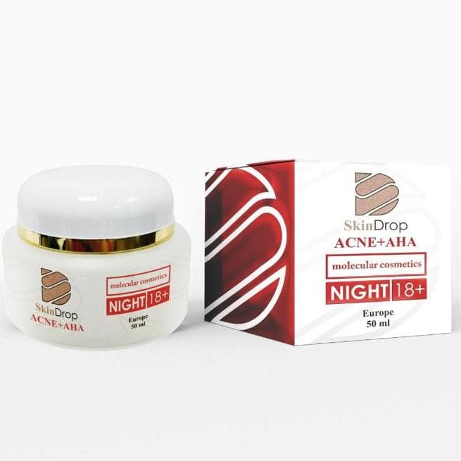Ночной обновляющий крем Acne + AHA Skindrop