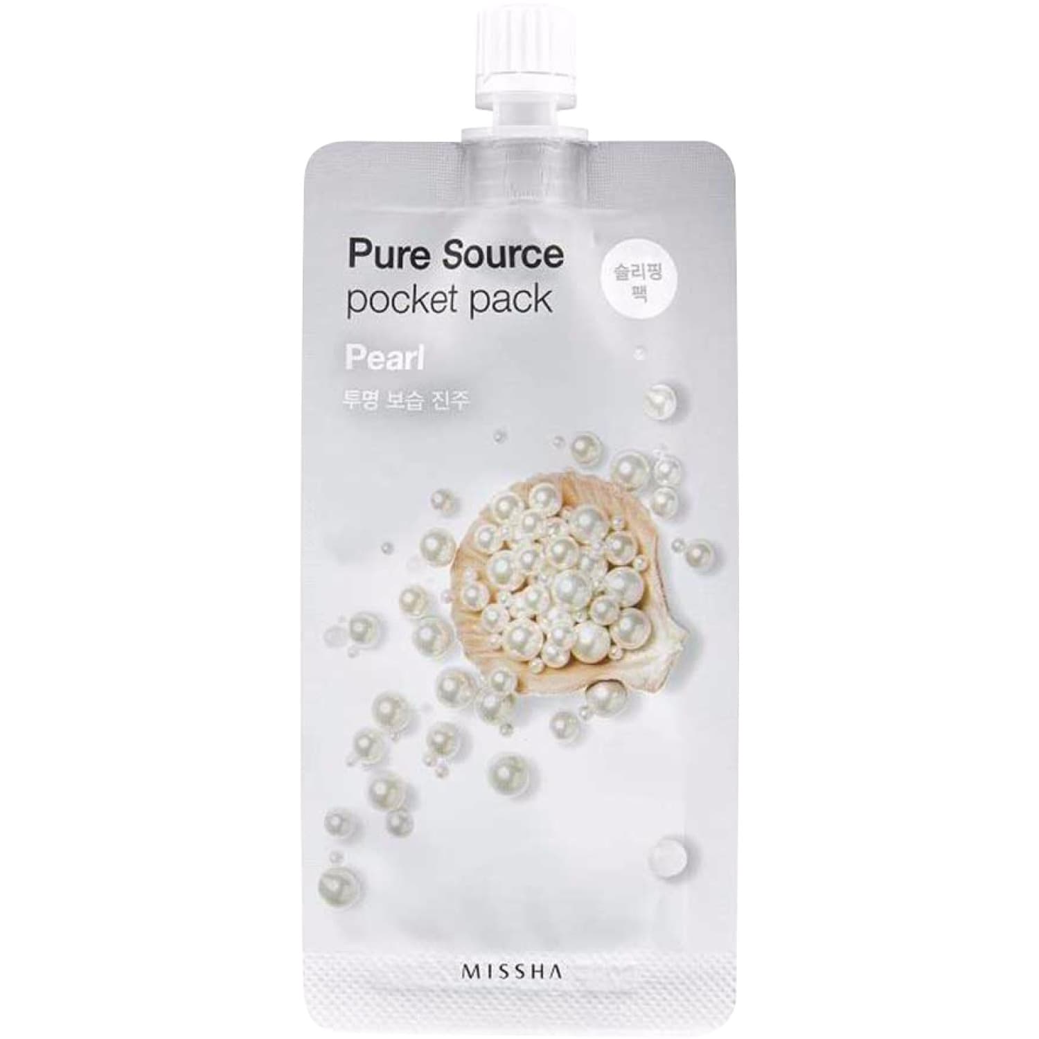 MISSHA Pure Source Pocket pack Маска кремовая ночная с экстрактом алоэ 1 шт