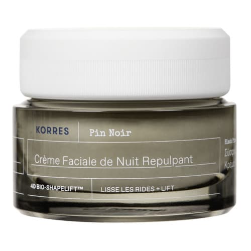 BLACK PINE 4D BioShapeLift Plump-up Sleeping Facial Ночной увлажняющий крем, укрепляющий овал лица, с экстрактом чёрной сосны