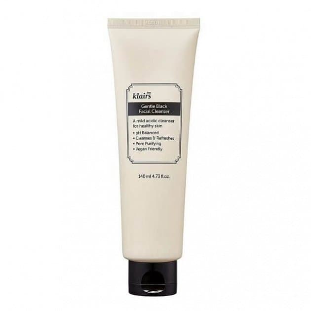 Мягкая очищающая пенка с чёрным трюфелем Dear, Klairs Gentle Black Facial Cleanser