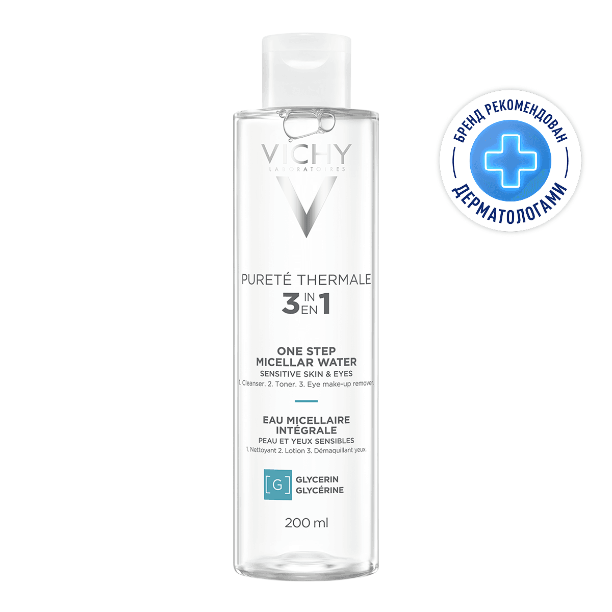 Vichy Purete Thermale Мицеллярная вода с минералами для чувствительной кожи 1 шт