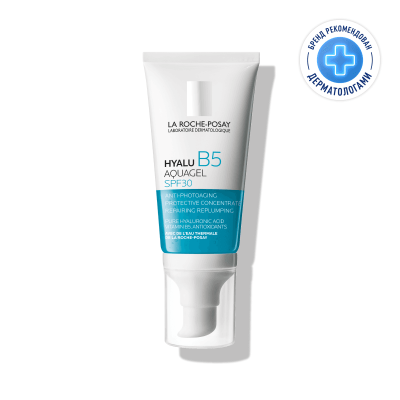 La Roche-Posay Hyalu В5 Аквагель концентрированный SPF30 для увлажнения и тонуса кожи лица и шей