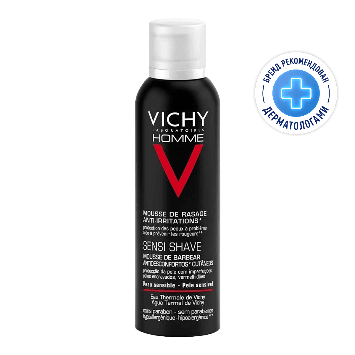 Vichy Homme пена для бритья против раздражения кожи 1 шт