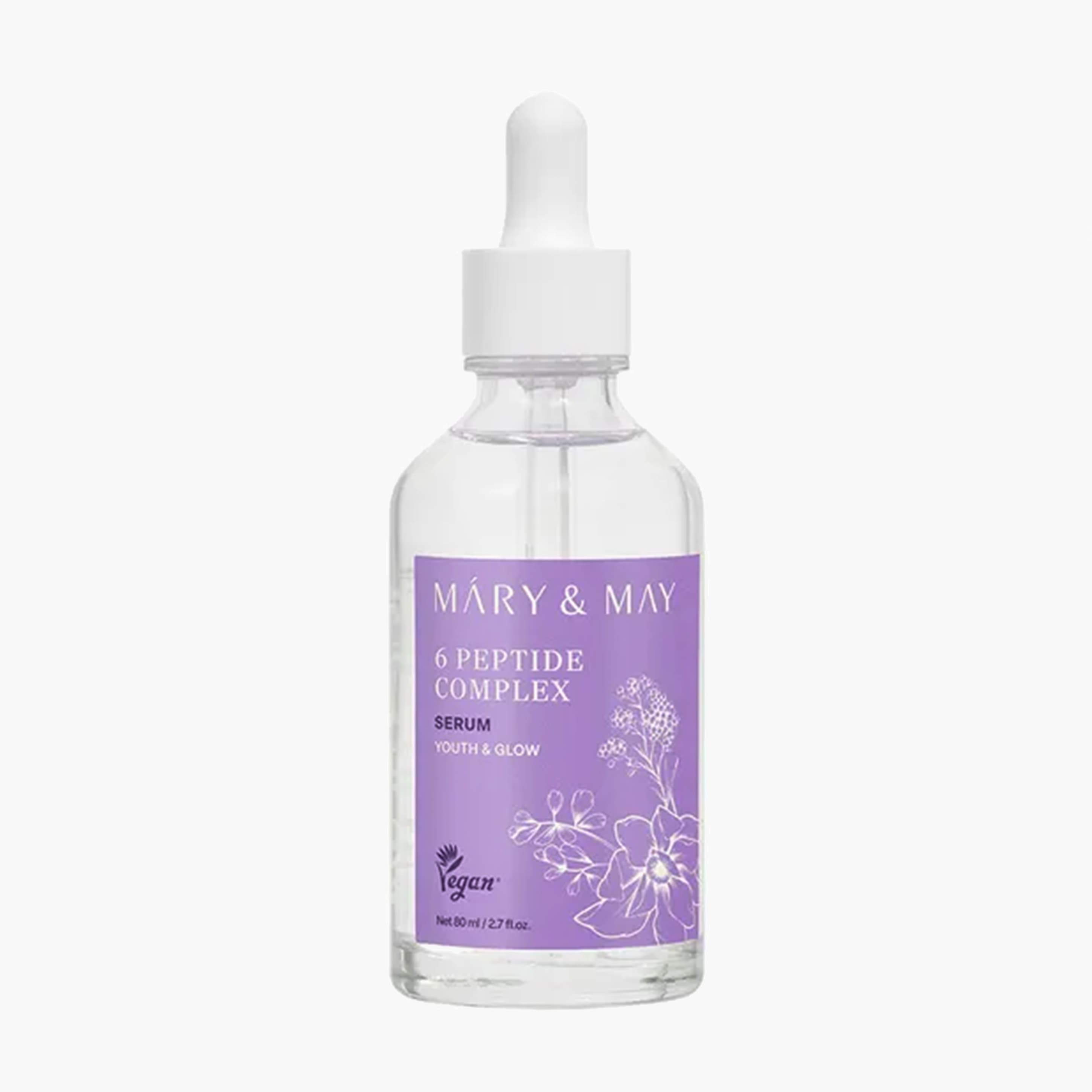 (Для Онлайн Продаж) Сыворотка антивозрастная с пептидами 80м | Mary&May 6 Peptide Complex Serum