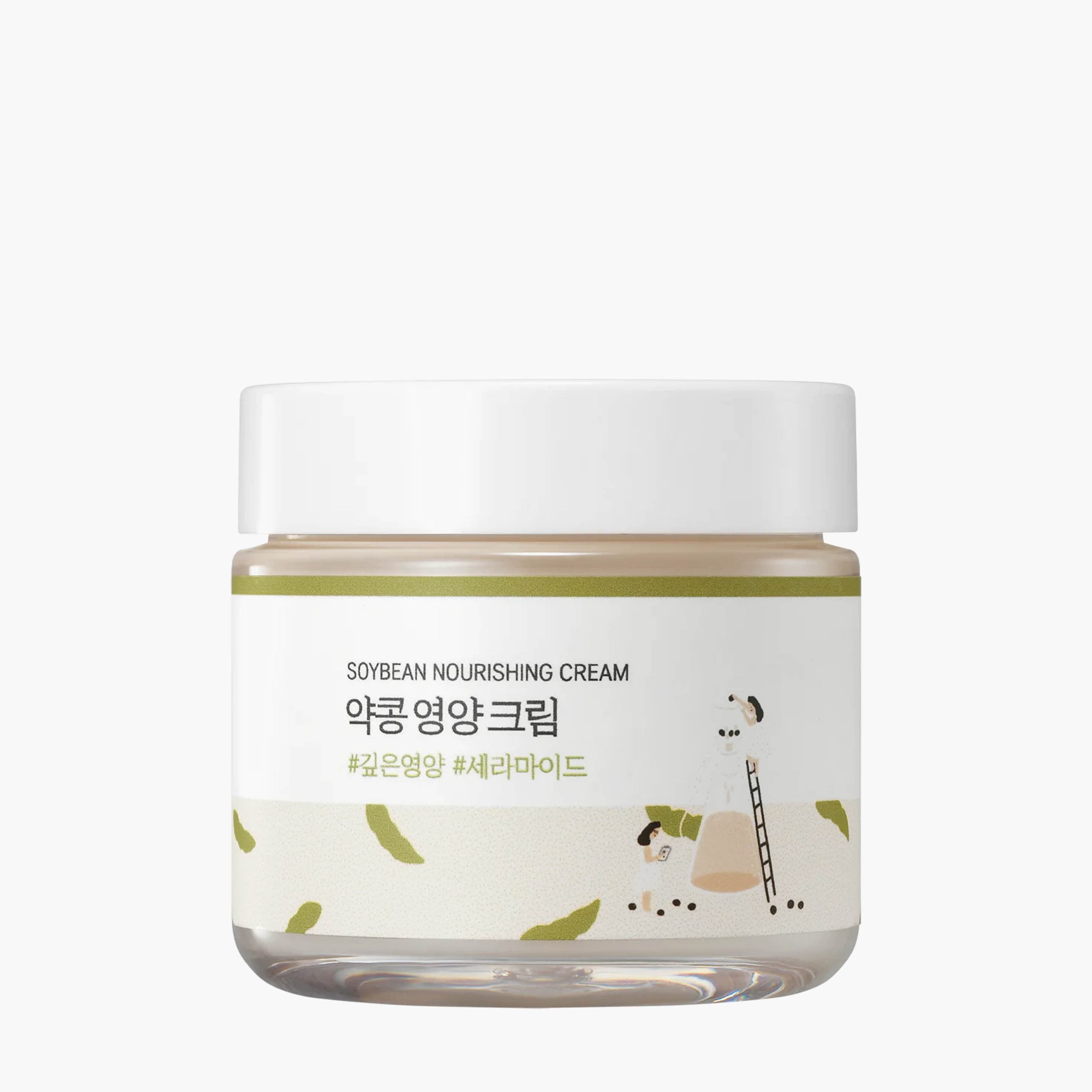 Крем для лица питательный с экстрактом черной сои | Round Lab Soybean Nourishing Cream