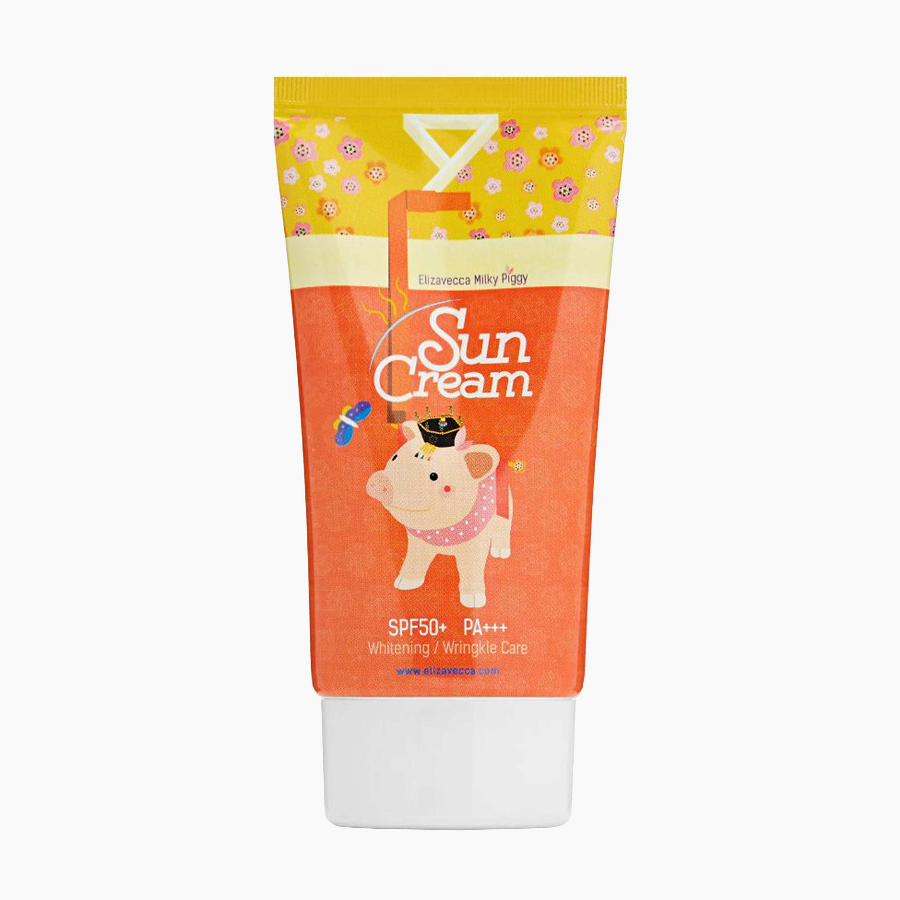Крем для лица солнцезащитный | Elizavecca Sun Cream SPF50+ Pa+++ Milky Piggy