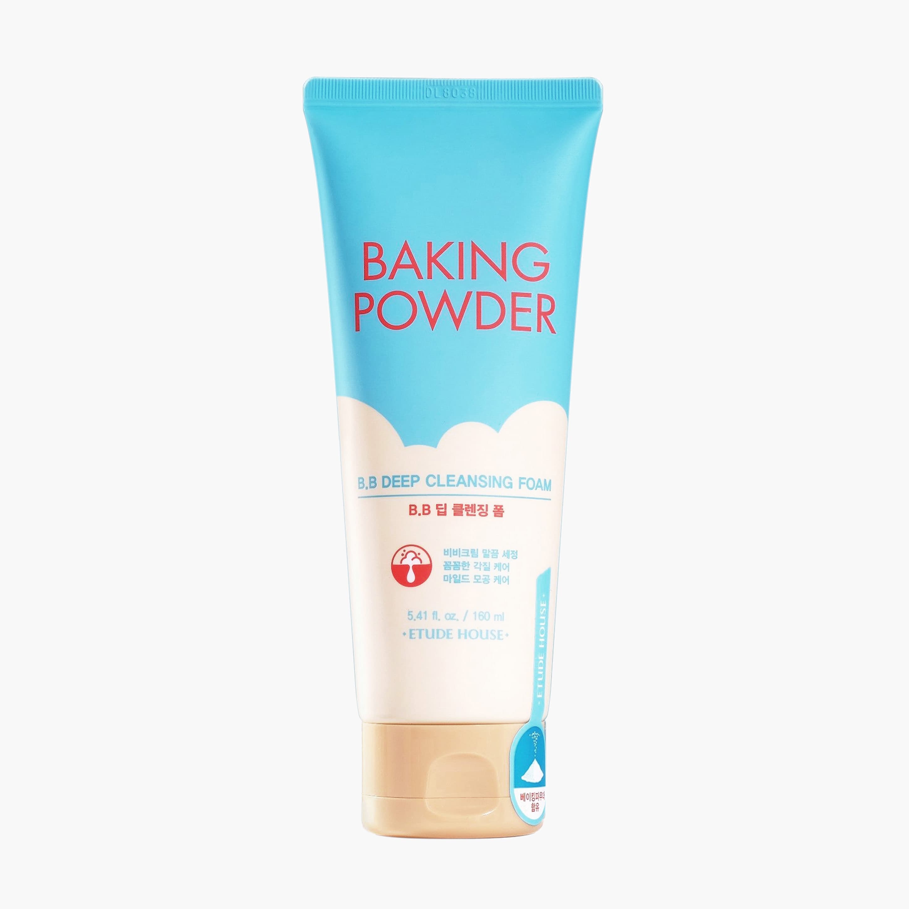 Пенка для глубокого очищения и удаления ВВ крема с содой | Etude House Baking Powder BB 160