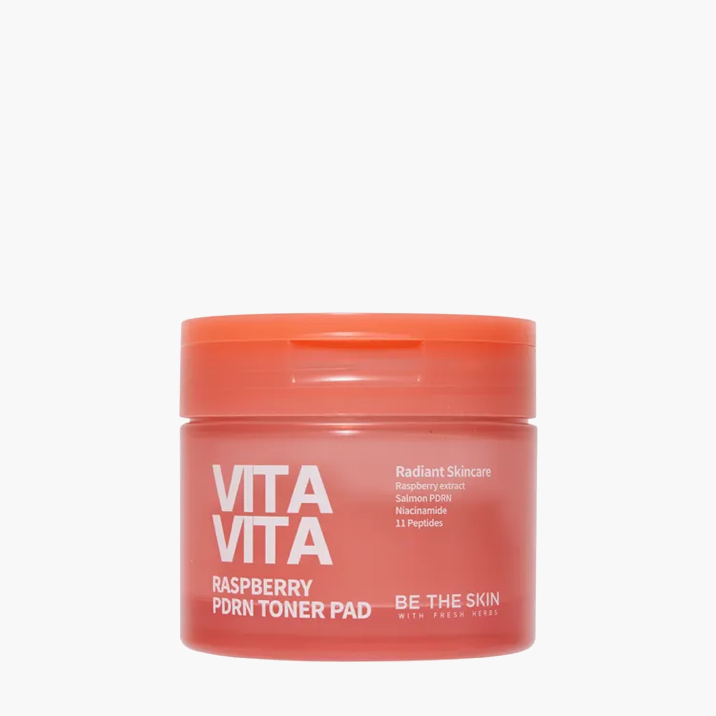 Тонер-пэды с экстрактом малины и PDRN | Be The Skin Vitavita Raspberry PDRN Toner Pad (60ea)