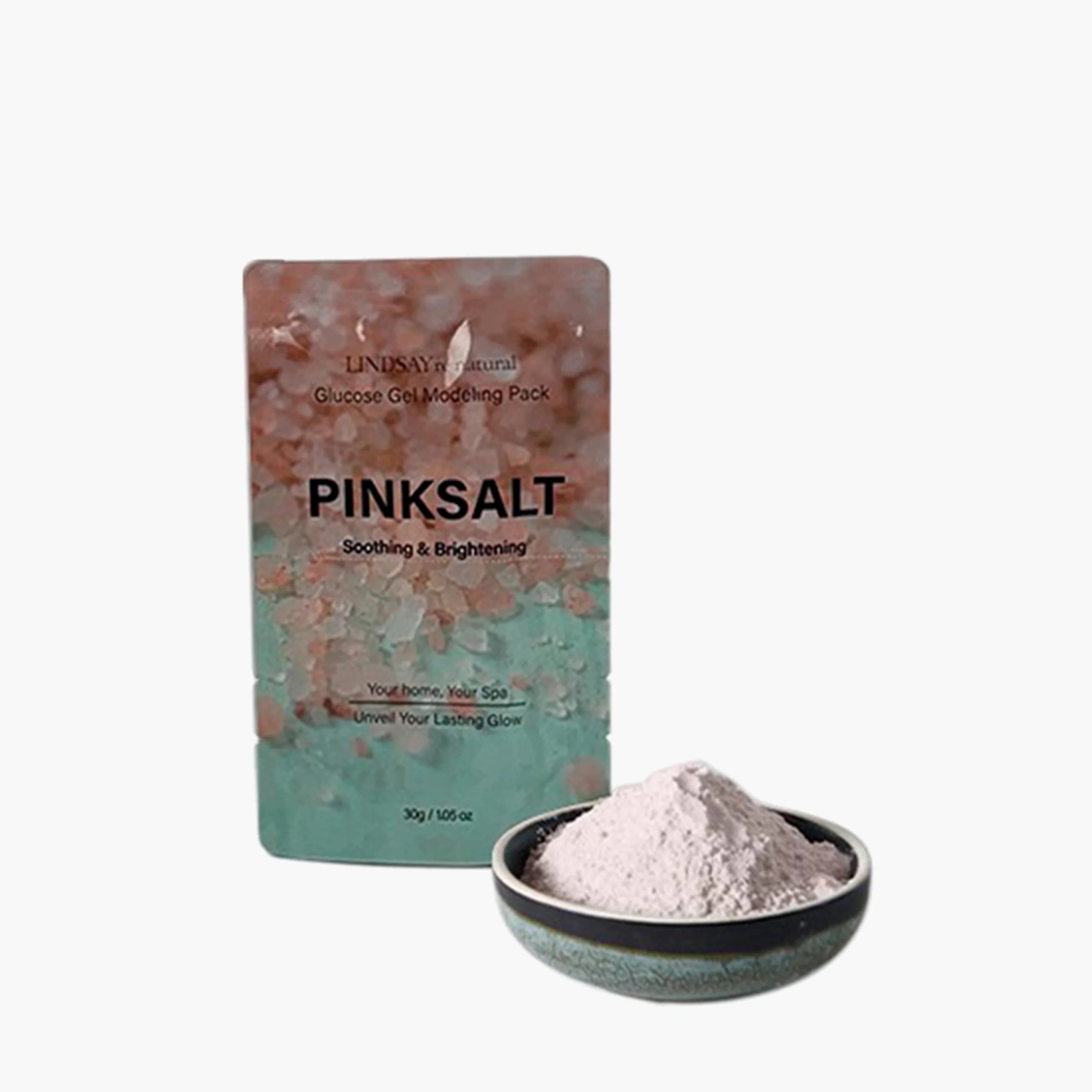 Маска альгинатная с розовой солью | Lindsay Re:natural Pinksalt Modeling Mask