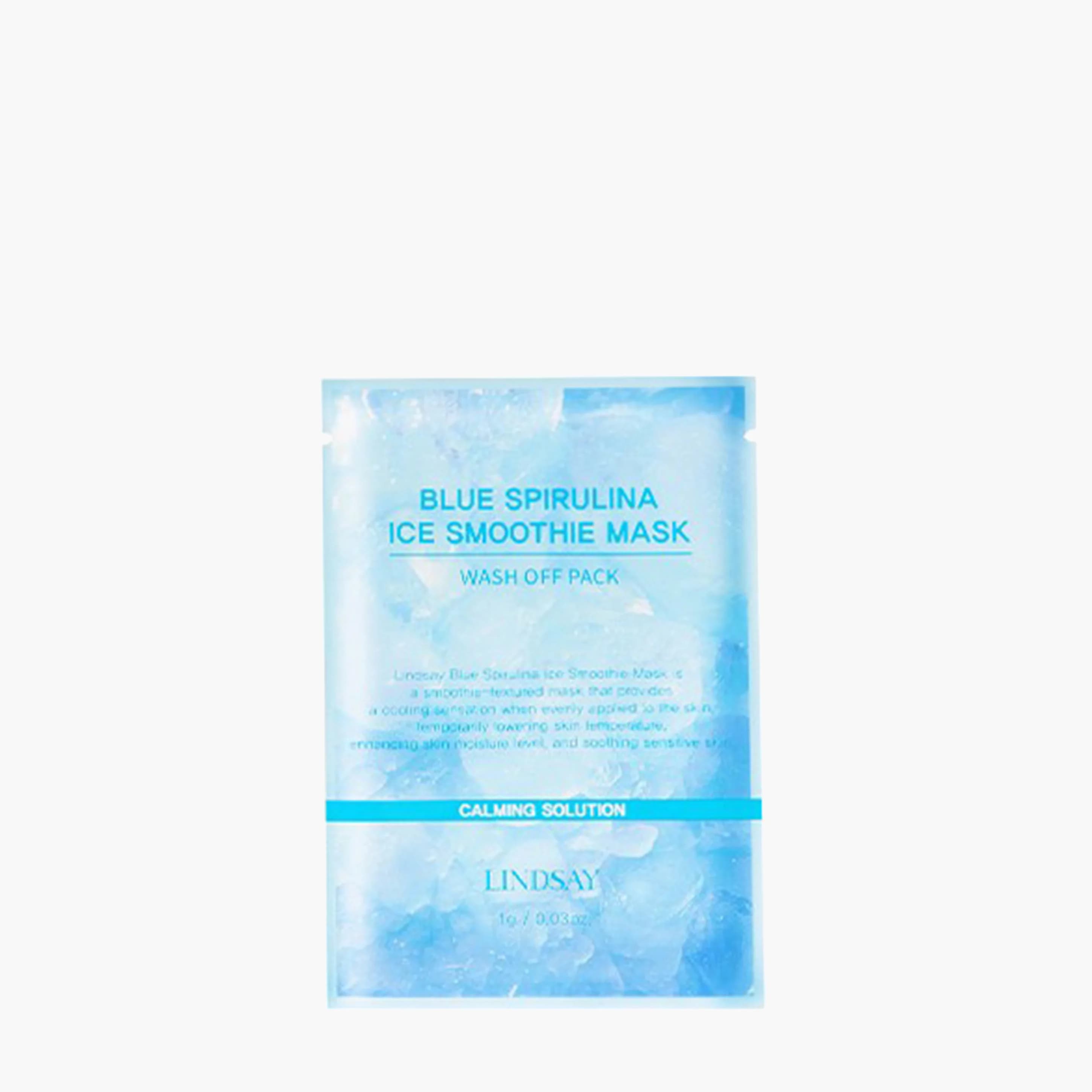Маска-смузи витаминная смываемая | Lindsay Blue Spirulina Ice Smothie Mask Wash Off Pack
