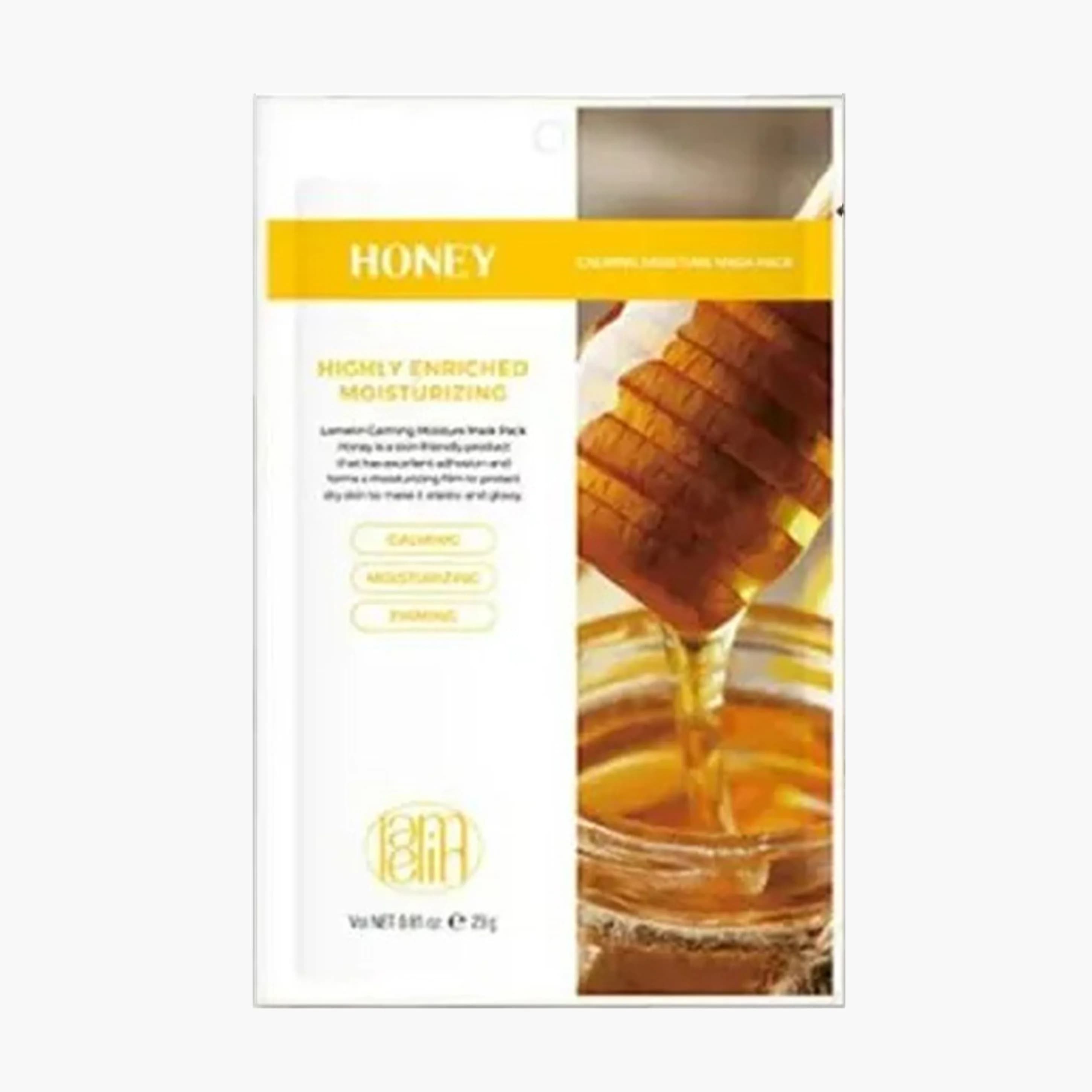 Маска тканевая с экстрактом меда| Lamelin Calming Moisture Mask Pack Honey