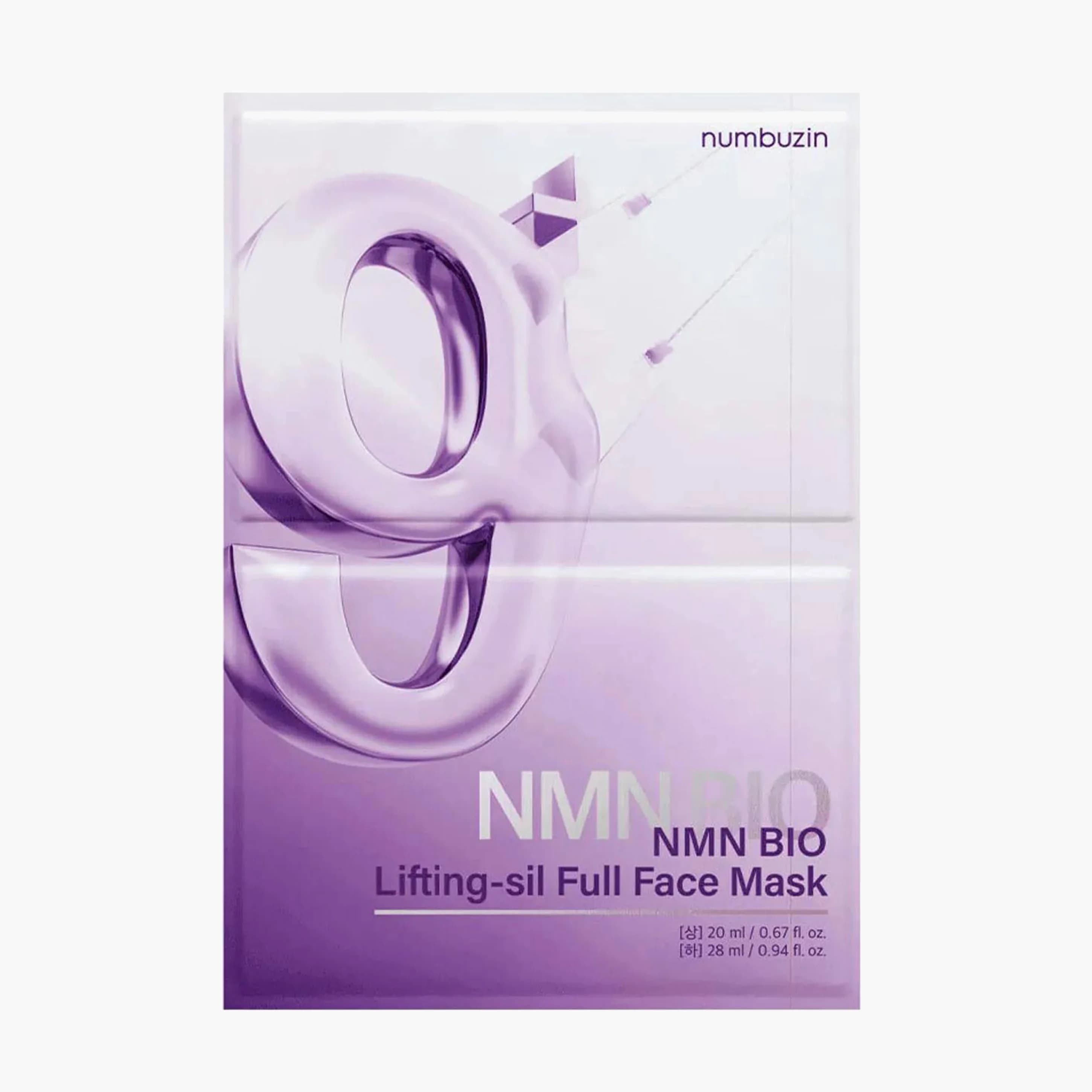Маска для лица с эффектом биолифтинга | Numbuzin No.9 NAD Bio Lifting-sil Full Face Mask 20+