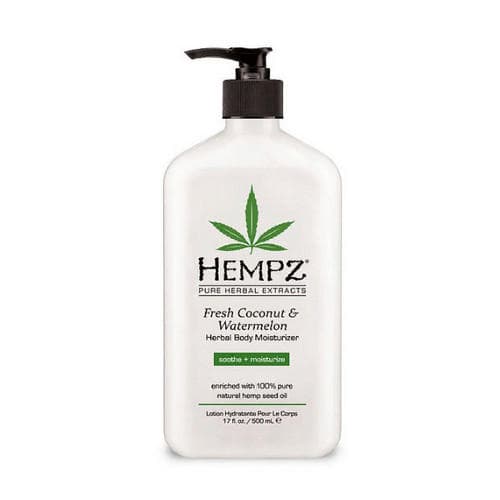 Хемпз Молочко для тела увлажняющее Fresh Coconut & Watermelon Herbal Body Moisturizer, (Hempz, Кокос и арбуз)