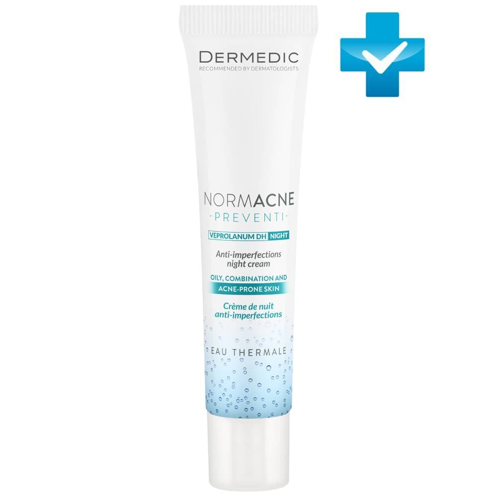 Дермедик Ночной крем против несовершенств Нормакне Anti-Imperfections Night Cream, (Dermedic, Normacne)