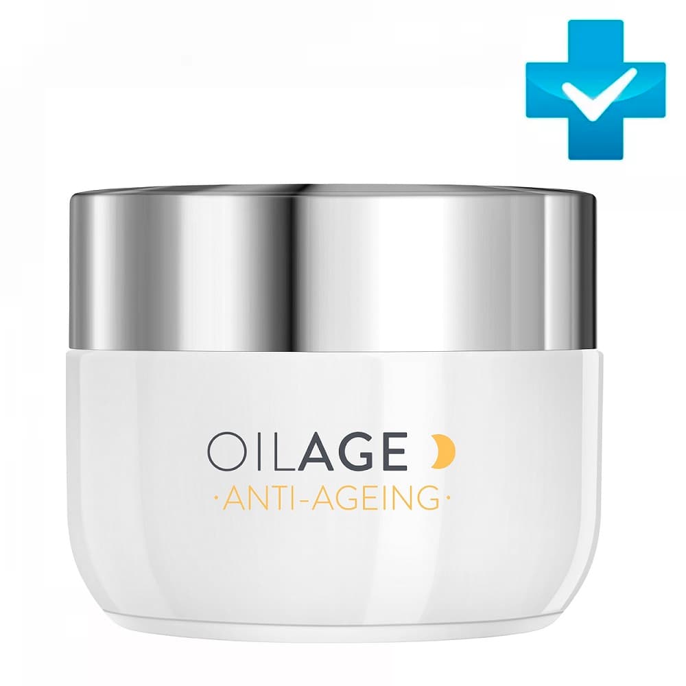 Дермедик Ночной крем для восстановления упругости кожи Anti-Ageing Night Cream, (Dermedic, Oilage)