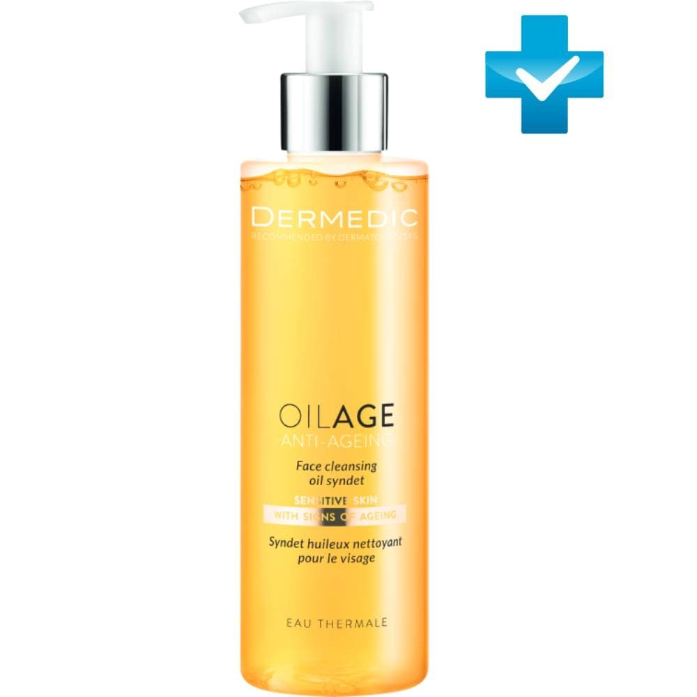 Дермедик Масляный cиндет для умывания Оилэйдж Face Cleansing Oil Syndet, (Dermedic, Oilage)