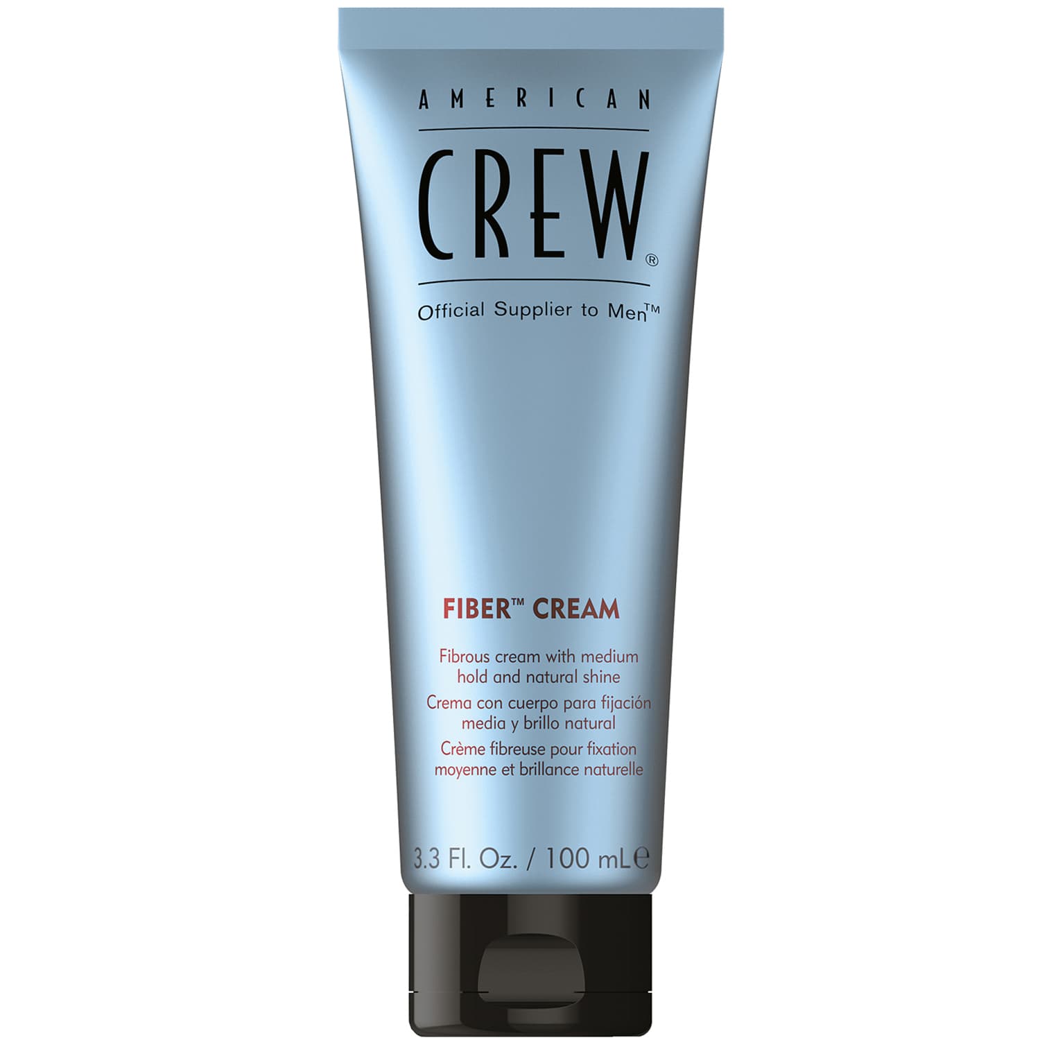 Американ Крю Крем средней фиксации с натуральным блеском Fiber Cream, (American Crew, Styling)