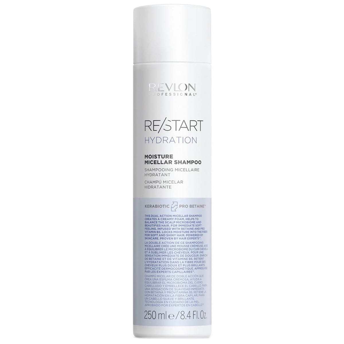 Ревлон Профессионал Moisture Micellar Shampoo Мицеллярный шампунь для нормальных и сухих волос, (Revlon Professional, Restart)