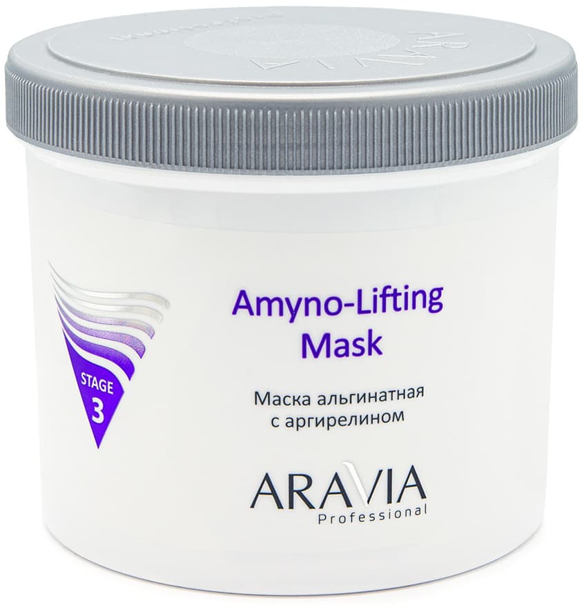 Аравия Профессионал Маска альгинатная с аргирелином Amyno-Lifting, (Aravia Professional, Уход за лицом)