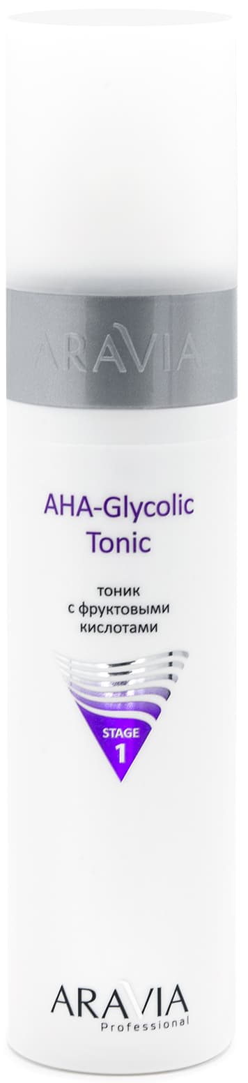 Аравия Тоник с фруктовыми кислотами AHA Glycolic Tonic, (Aravia professional