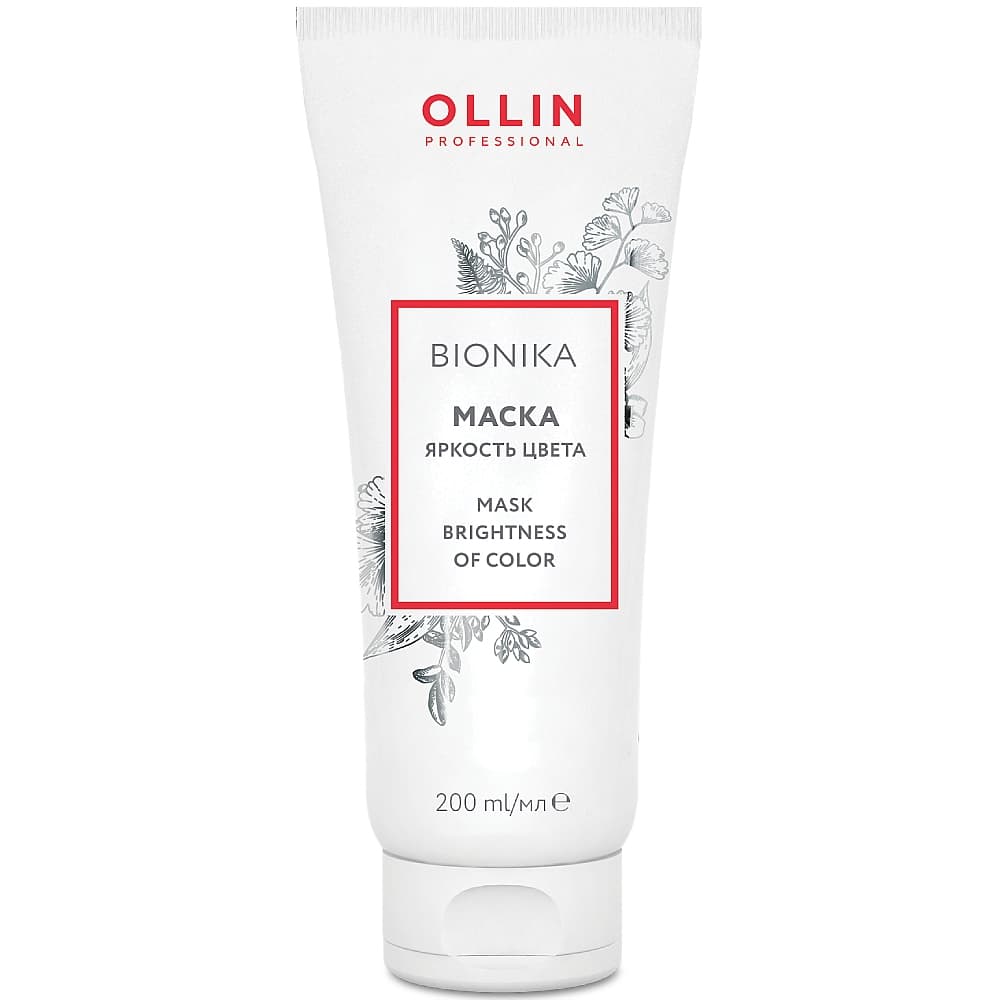 Оллин Професионал Маска для окрашенных волос "Яркость цвета", (Ollin Professional, Bionika)