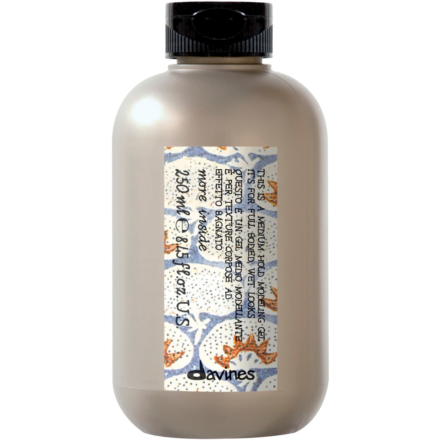 Давинес Гель для создания мокрого эффекта на волосах More Inside Medium Hold Modelling Gel, (Davines, More Inside)