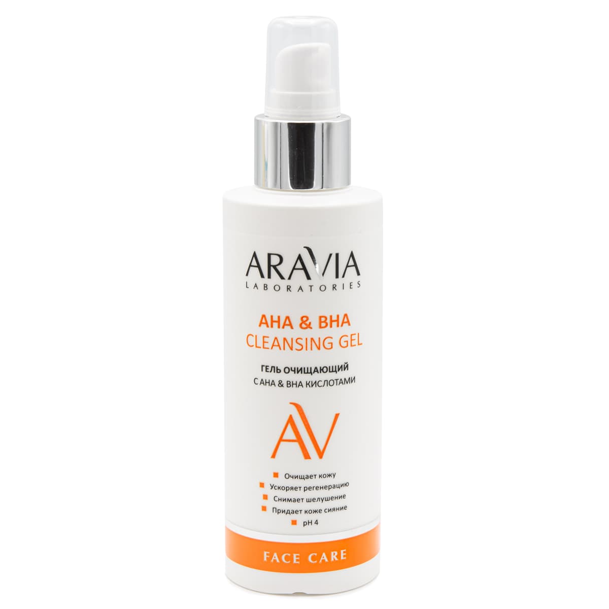 Аравия Лабораторис Гель очищающий с АНА & ВНА кислотами АНА & ВНА Cleansing Gel, (Aravia Laboratories, Уход за лицом)