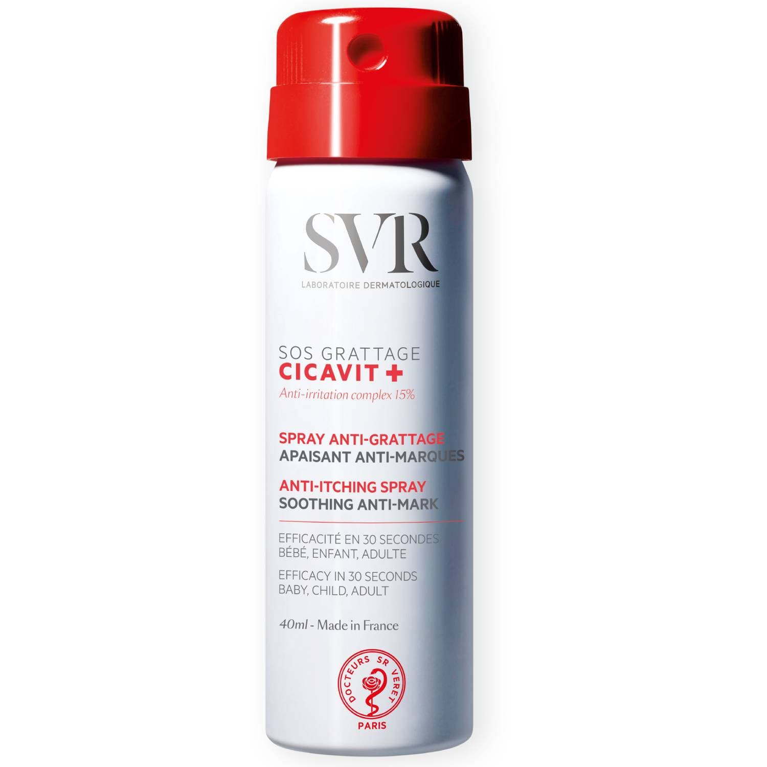 СВР Успокаивающий спрей SOS, (SVR, Cicavit+)