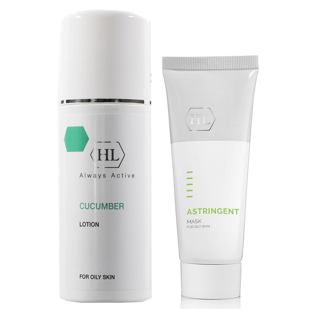 Холи Лэнд Набор "Очищение и тонизация": лосьон + маска 70 мл (Holyland Laboratories, Lotions)