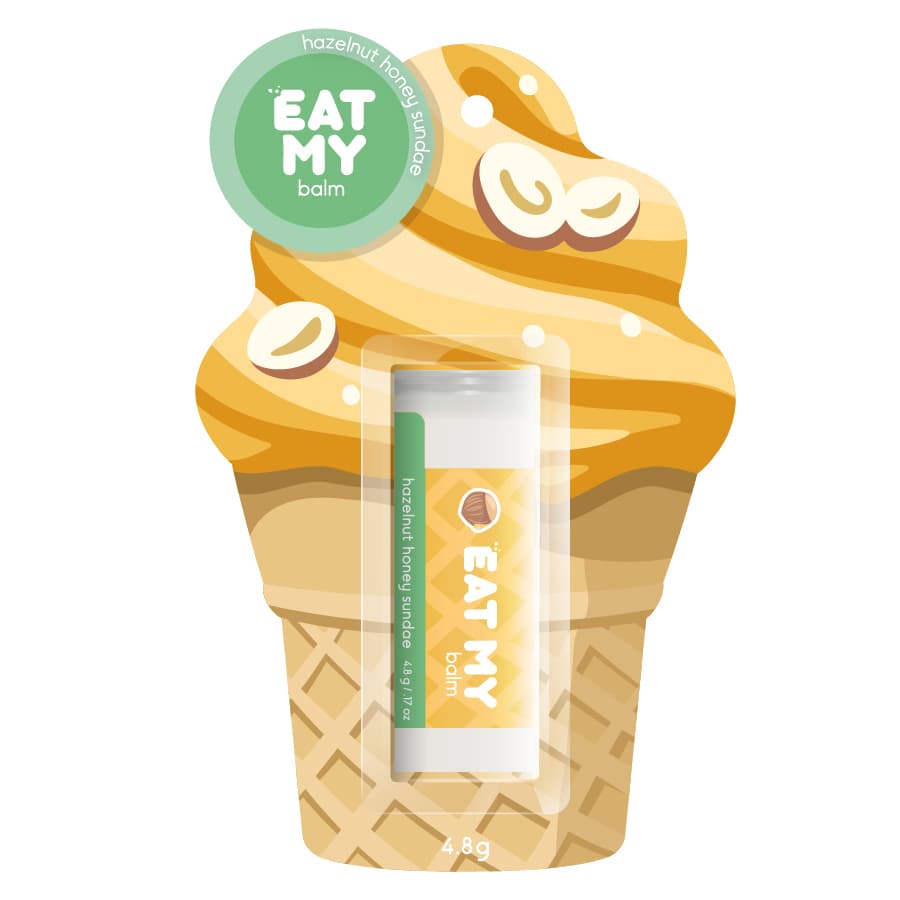 Ит Май Бальзам для губ "Пломбир с медом и фундуком", (Eat My, Ice Cream)